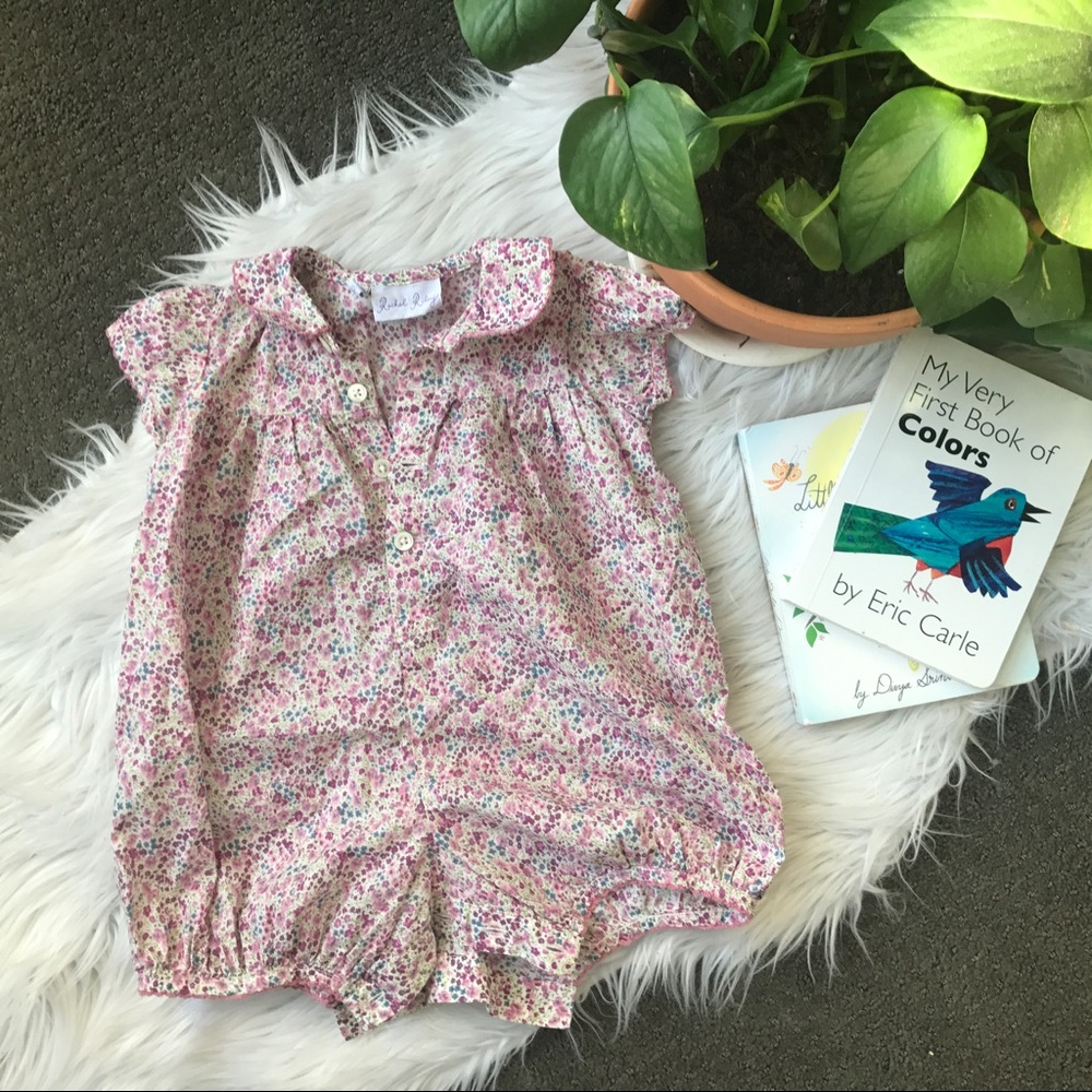 Rachel Riley Designer Floral Shortalls